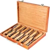 Koduva Medžio tekinimo kaltų rinkinys VEVOR, 12 vnt., HSS, 190 mm