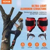 VEVOR Medžių laipiojimo dygliai, aliuminis, raudoni, 1 pora, 37-53 cm