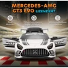 Aosom Mercedes-AMG elektrinis vaikų automobilis, baltas, 12 V, 115 x 66 x 44 cm