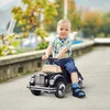 Aosom Mercedes-Benz 300S stumiamas vaikiškas automobilis, juodas, 77,5 x 41,5 x 45 cm