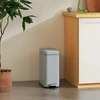 Koduva Metalinė šiukšliadėžė su pedalu, 5 l, pilka, 29,2 x 14 x 32 cm