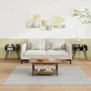 Koduva Mid-century modern naktinis staliukas su atviromis lentynomis, juodas, 50 x 32 x 58 cm