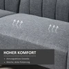 Koduva Miegamasis 2 vietų sofa, pilka, 173 x 75 x 73 cm, poliesteris