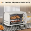 Elektrinė krosnelė Koduva Mini orkaitė, 10 l, 36,5 x 26 x 22 cm, kreminė balta
