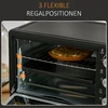 Elektrinė krosnelė Koduva Mini orkaitė, 21 l, juoda, nerūdijantis plienas