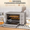 Elektrinė krosnelė Koduva Mini orkaitė, 21 l, sidabrinė, nerūdijantis plienas, 100-230 °C
