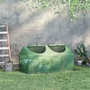 Koduva Mini šiltnamis su langais, PE, žalias, 120 x 60 x 60 cm