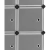 Koduva Modulinė plastikinė spinta su 9 kubais, 93 x 31 x 93 cm, juoda ir balta
