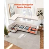 VEVOR Modulinė svetainės sofa SS001-5, 5 vietų, smėlio spalvos