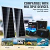 VEVOR Monokristalinių saulės modulių rinkinys S100, 200 W, 2 vnt., 12 V