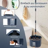 Promotion Mopų sistema su kibiru ir 6 keičiamais mopais, mėlyna