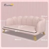 Aosom Naminių gyvūnų sofa šunims iki 25 kg, rožinė, 98,5 x 60,5 x 35,5 cm