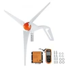 VEVOR Namų vėjo turbina 500 W, 12 V, 3 menčių, su anemometru ir MPPT valdikliu, 120 x 120 x 68 cm