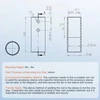 VEVOR Namų vėjo turbina 500 W, 12 V, 3 menčių, su anemometru ir MPPT valdikliu, 120 x 120 x 68 cm