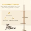 Koduva Nuo grindų iki lubų tvirtinamas kačių draskymo stulpas, 228-260 cm, khaki