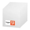 VEVOR Pakabinamų lubų plokštės BS-2424, 605 x 605 mm, baltos, PVC, 12 vnt.