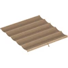 Koduva Pakeičiamas stogo tentas pavėsinei, 3 x 3 m, rudas, 250 x 255 cm