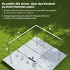 Koduva Pakeičiamas stogo tentas pavėsinei, 3 x 3 m, rudas, 250 x 255 cm