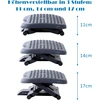 Koduva Pakojos atrama, reguliuojamas aukštis, reguliuojamas pasvirimo kampas, 46 x 35 x 11-17 cm, tamsiai pilka