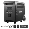 VEVOR Papildoma baterija nešiojamai elektros stočiai QX3600, 3840 Wh, juoda / pilka, 61 x 29 x 46 cm