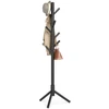 Koduva Pastatoma drabužių kabykla medžio formos, kaučiukmedžio, 8 kabliukai, 47 x 47 x 175 cm, juoda