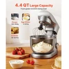 VEVOR Pastatomas maišytuvas SM-2548A, 4,2 l, 1500 W, sidabrinis