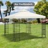 Koduva Pavėsinės stogas, 3 x 3 m, kreminė balta, poliesteris