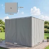 Koduva Pavėsinės užuolaidų komplektas, 4 vnt., 3 x 3 m pavėsinėms, 302 x 205 cm, šviesiai pilka