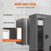 VEVOR Per sieną montuojama pašto dėžutė, plieninė, tamsiai pilka, 32 x 15,8 x 43 cm