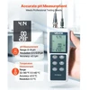 VEVOR PH matuoklis AE8601, 0-14 pH, su temperatūros zondu, ABS plastikas