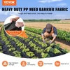 VEVOR Piktžolių barjero audinys, polipropilenas, juodas, 1,8 x 30,5 m
