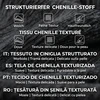 Koduva Pilka 3 vietų šenilinė „cloud“ sofa su plačia sėdyne ir 2 pagalvėmis