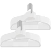 Koduva Plastikinės drabužių pakabos, 50 vnt., baltos, ABS plastikas, 41 x 22 cm