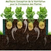 Koduva Plieninis pakeltas lysvės vazonas 120x90x30cm Žalias