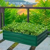 Koduva Plieninis pakeltas lysvės vazonas 120x90x30cm Žalias