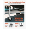 VEVOR Priekabos atraminis domkratas su ratukais HS2000SWDW, 907 kg, 38-69 cm