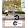 VEVOR Priekabos atraminis domkratas su ratuku RN00107, anglinis plienas, apkrova iki 150 kg, 25 x 13 x 55 cm