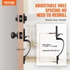 Koduva Priekinių durų rankenos ir skląsčio komplektas VEVOR su vidine rankenėle, cinko lydinys, antikinė vario spalva