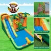Promotion Pripučiama vandens žaidimų aikštelė 7-in-1 Tropical su čiuožykla, krepšinio lanku ir vandens pistoletu, 680 W