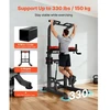 VEVOR Prisitraukimų stovas SJ82, iki 150 kg, reguliuojamas aukštis 185-220 cm