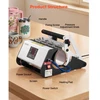 Koduva Puodelių terminis presas VEVOR TLK2730OZ-S, 325-1183 ml, 500 W, juoda ir balta