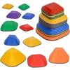 Sofa Koduva Pusiausvyros akmenys vaikams, 11 dalių, neslystantys, daugiaspalviai, plastikas, TPR