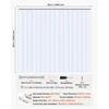 VEVOR PVC juostinė užuolaida, skaidri, 240 x 240 cm, 2 mm, 16 vnt.