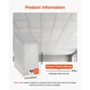 Koduva PVC lubų plokštės VEVOR DLS-2448, 10 vnt., 605 x 1210 mm, balto marmuro spalva