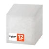 Koduva PVC lubų plytelės VEVOR DLS-2424, 12 vnt., 605 x 605 mm, balto marmuro