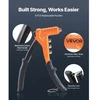 VEVOR Rankinis kniedveržlių įrankio rinkinys DY-607, 230 mm, oranžinis / juodas, 89 dalių