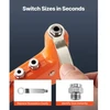 VEVOR Rankinis kniedveržlių įrankio rinkinys DY-607, 230 mm, oranžinis / juodas, 89 dalių