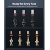 VEVOR Rankinis kniedveržlių įrankio rinkinys DY-8805, 340 mm, oranžinė / juoda, 77 dalių