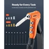 VEVOR Rankinis kniedveržlių įrankio rinkinys DY-607, 230 mm, oranžinis / juodas, 89 dalių