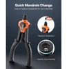 VEVOR Rankinis kniedveržlių įrankio rinkinys DY-8805, 340 mm, oranžinė / juoda, 77 dalių